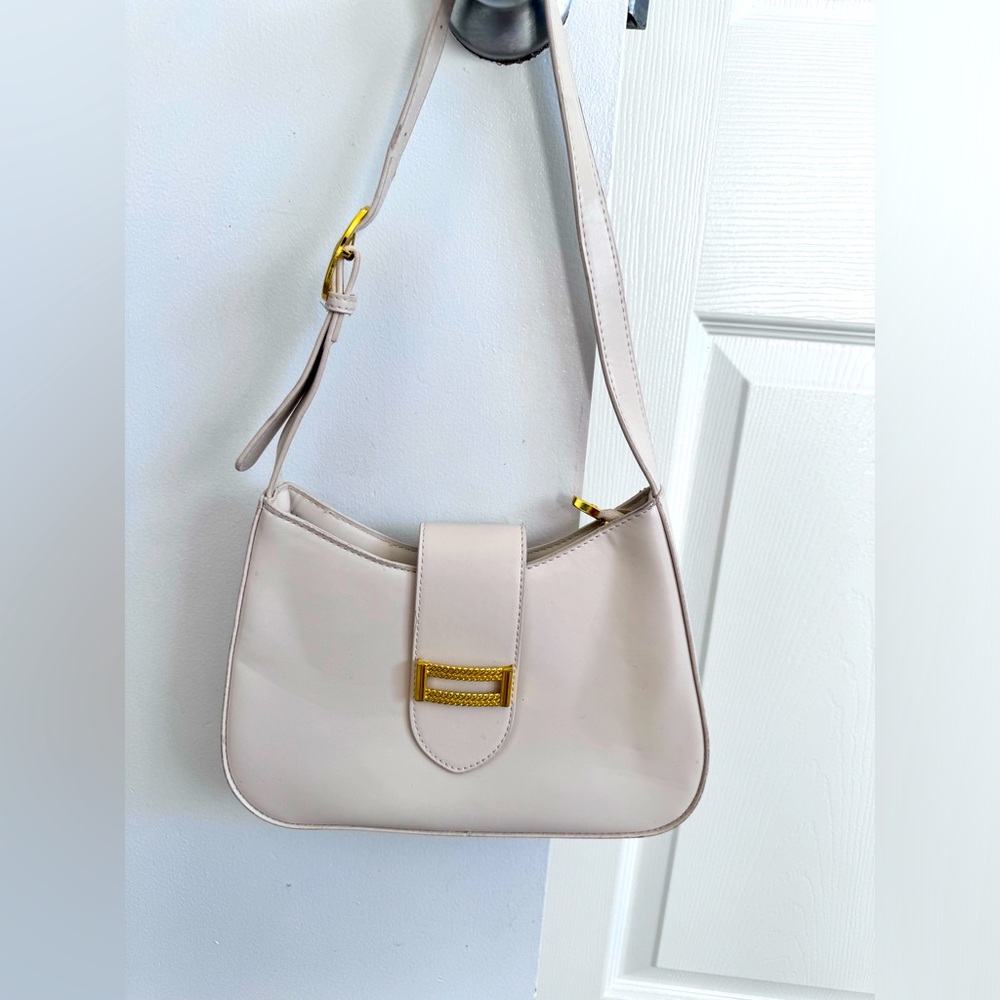 White Hobo Shoulder Bag